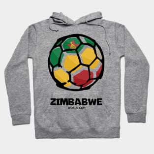 Zimbabwe Football Country Flag Hoodie